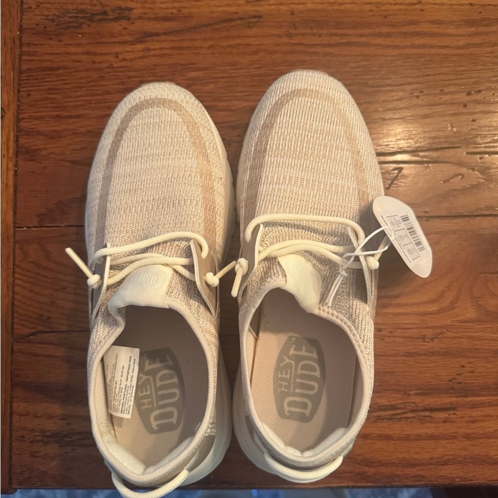 Hey Dude Beige Sneakers